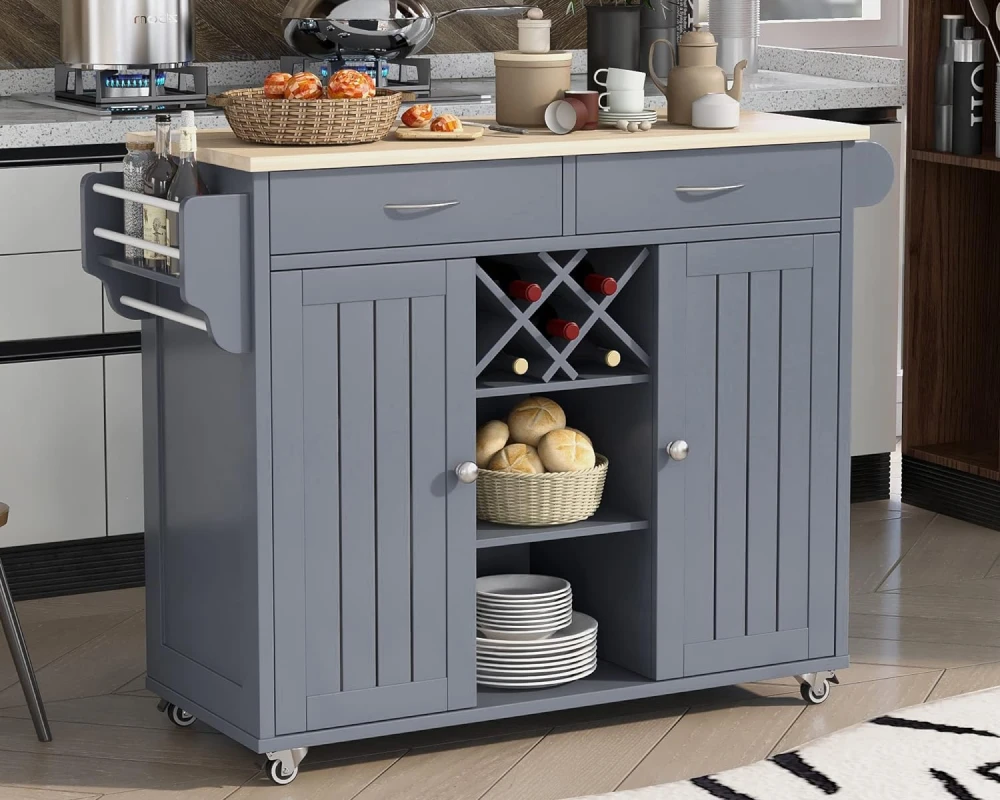 kitchen island with drawers